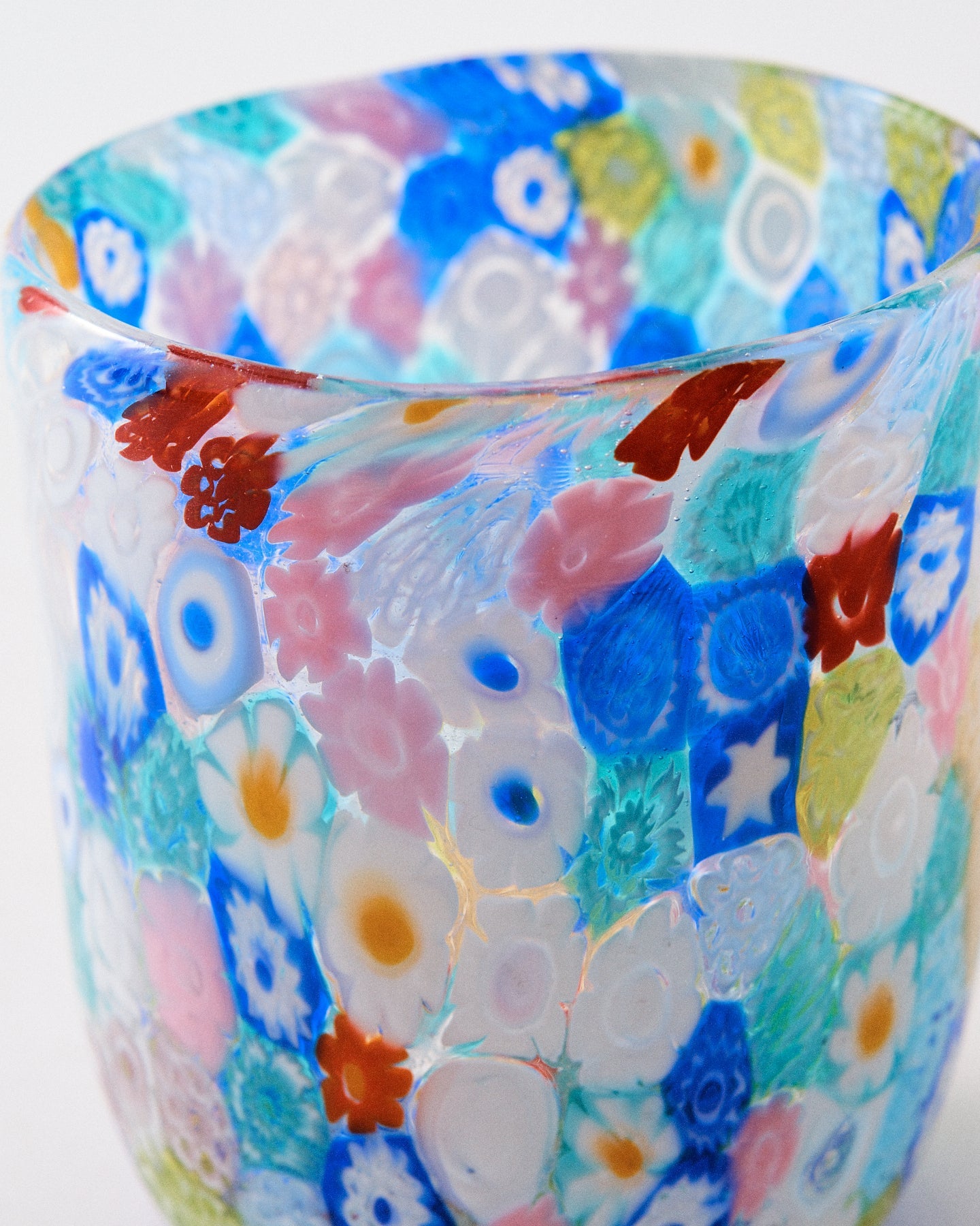 Murano Millefiori Tumbler - Giardino