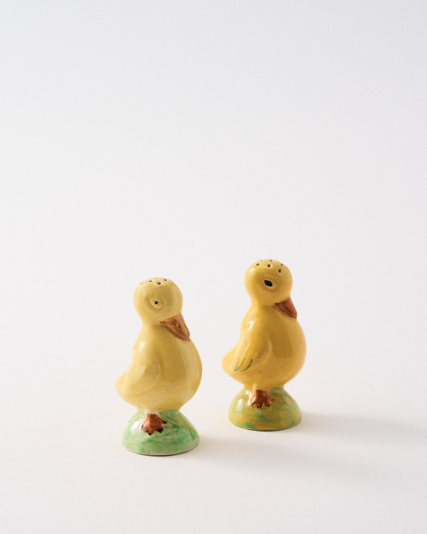 1980s Italian Hand Painted Duck Shakers