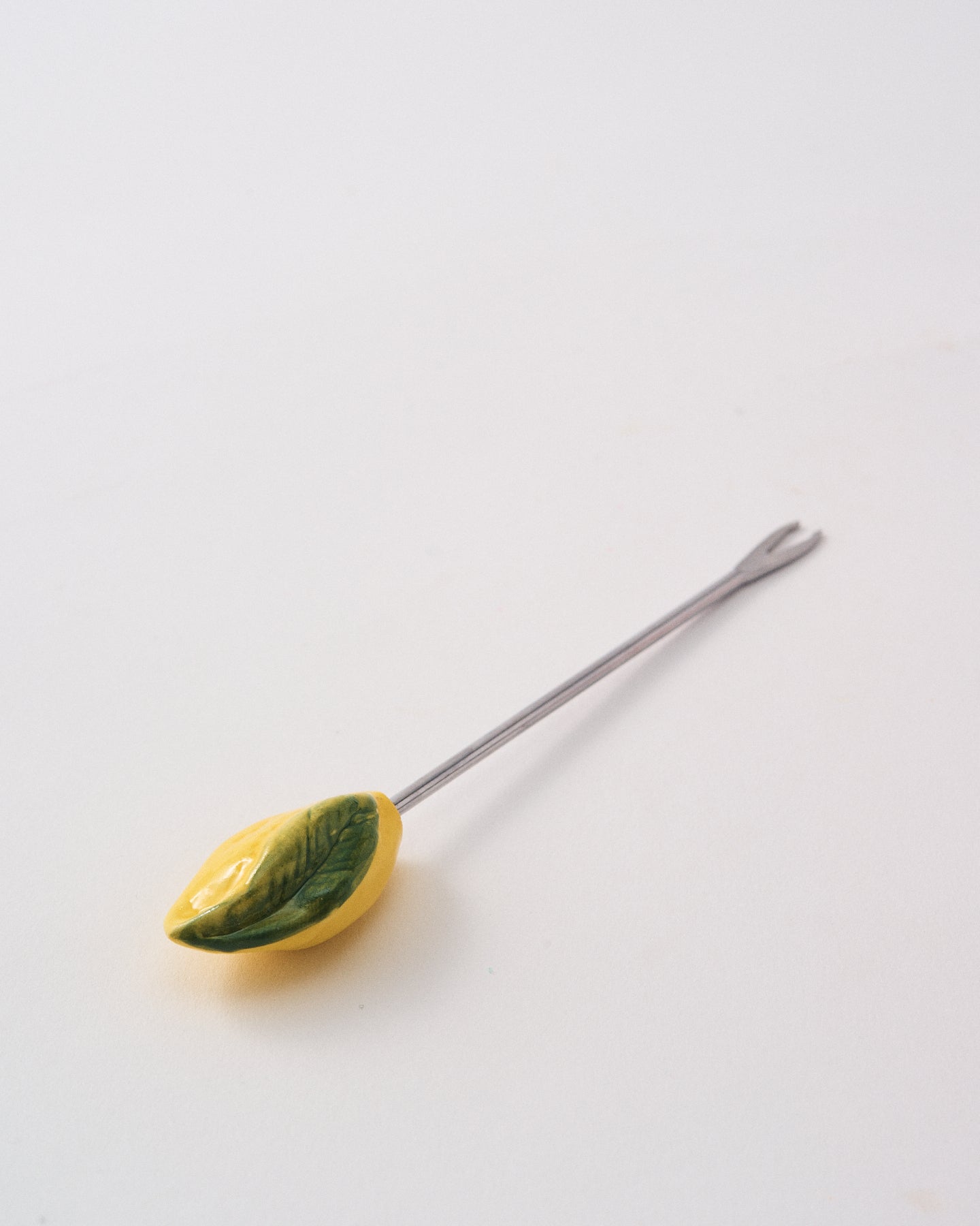 Lemon Appetizer Fork & Holder Set