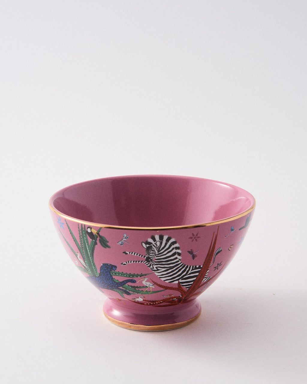 Italian Jungle Pink Bowl